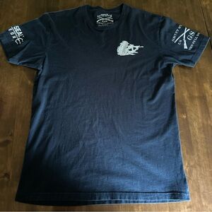 Grunt Style Medium Navy Seal Museum USA‎ Patriotic America Freedom Blue